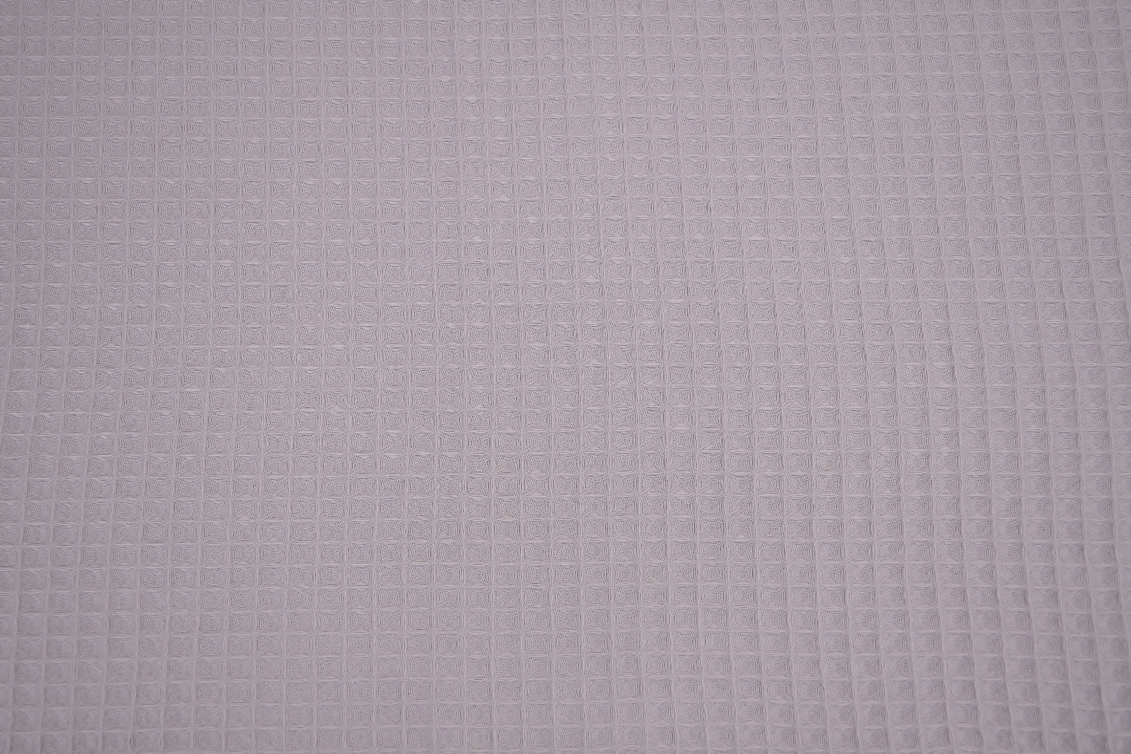 100% Cotton Waffle Fabric - Silver Grey