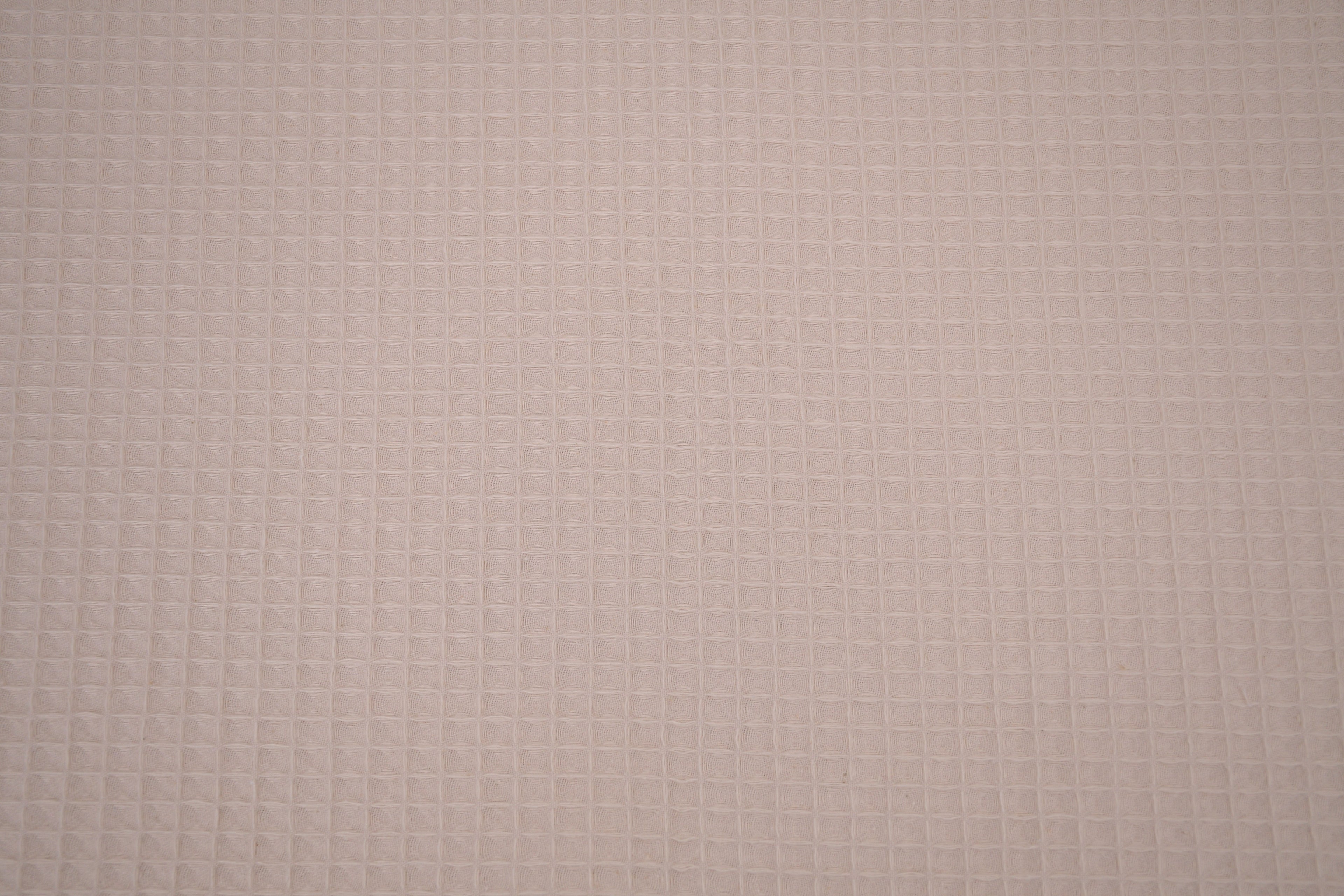 100% Cotton Waffle Fabric - Beige