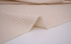 100% Cotton Waffle Fabric - Beige