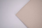 100% Cotton Waffle Fabric - Beige