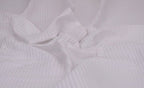 100% Cotton Waffle Fabric - Pure White