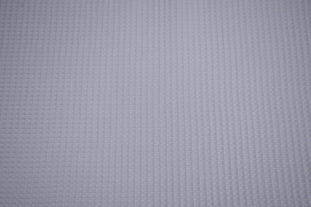 100% Cotton Waffle Fabric - Cloud Blue