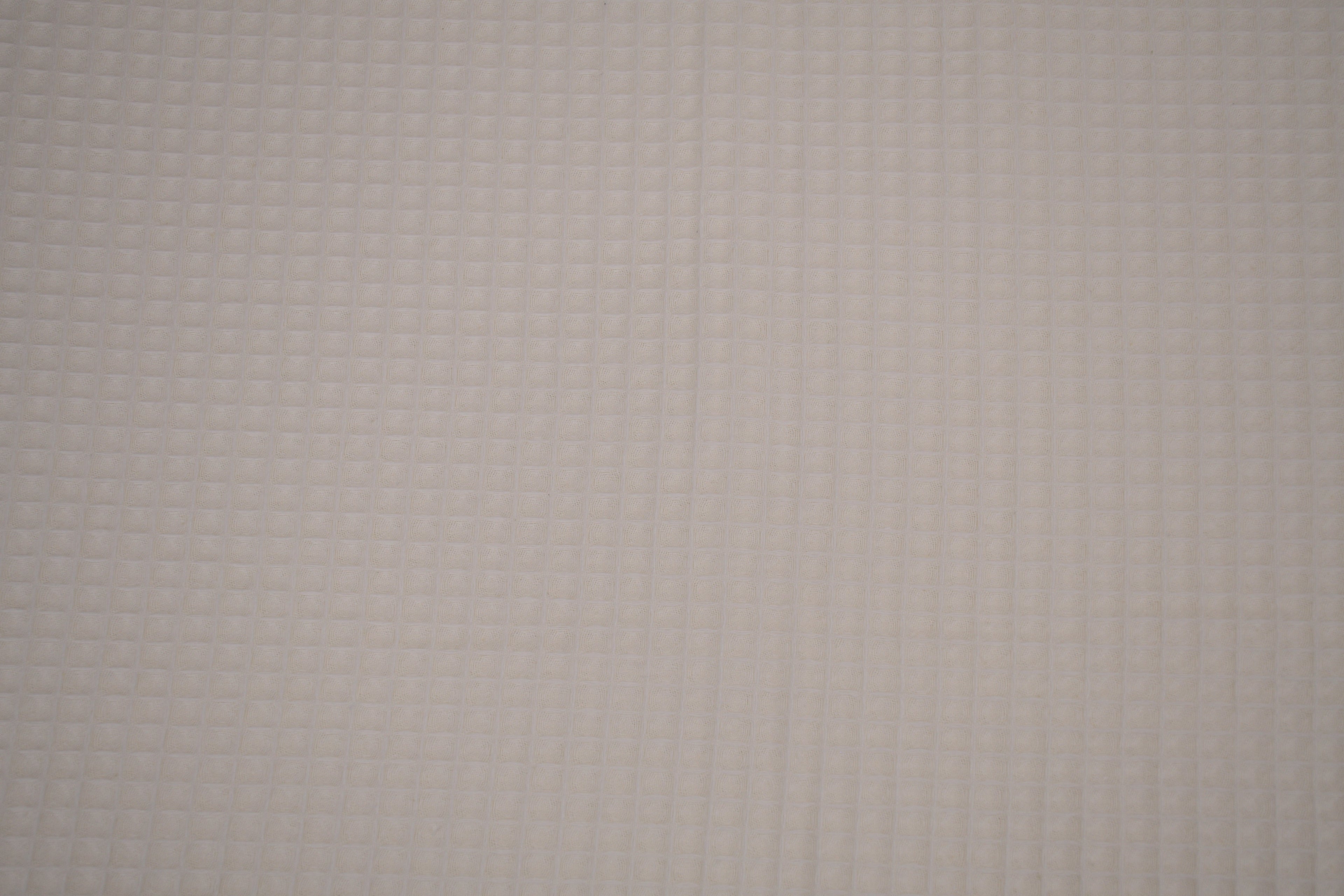 100% Cotton Waffle Fabric - Cream