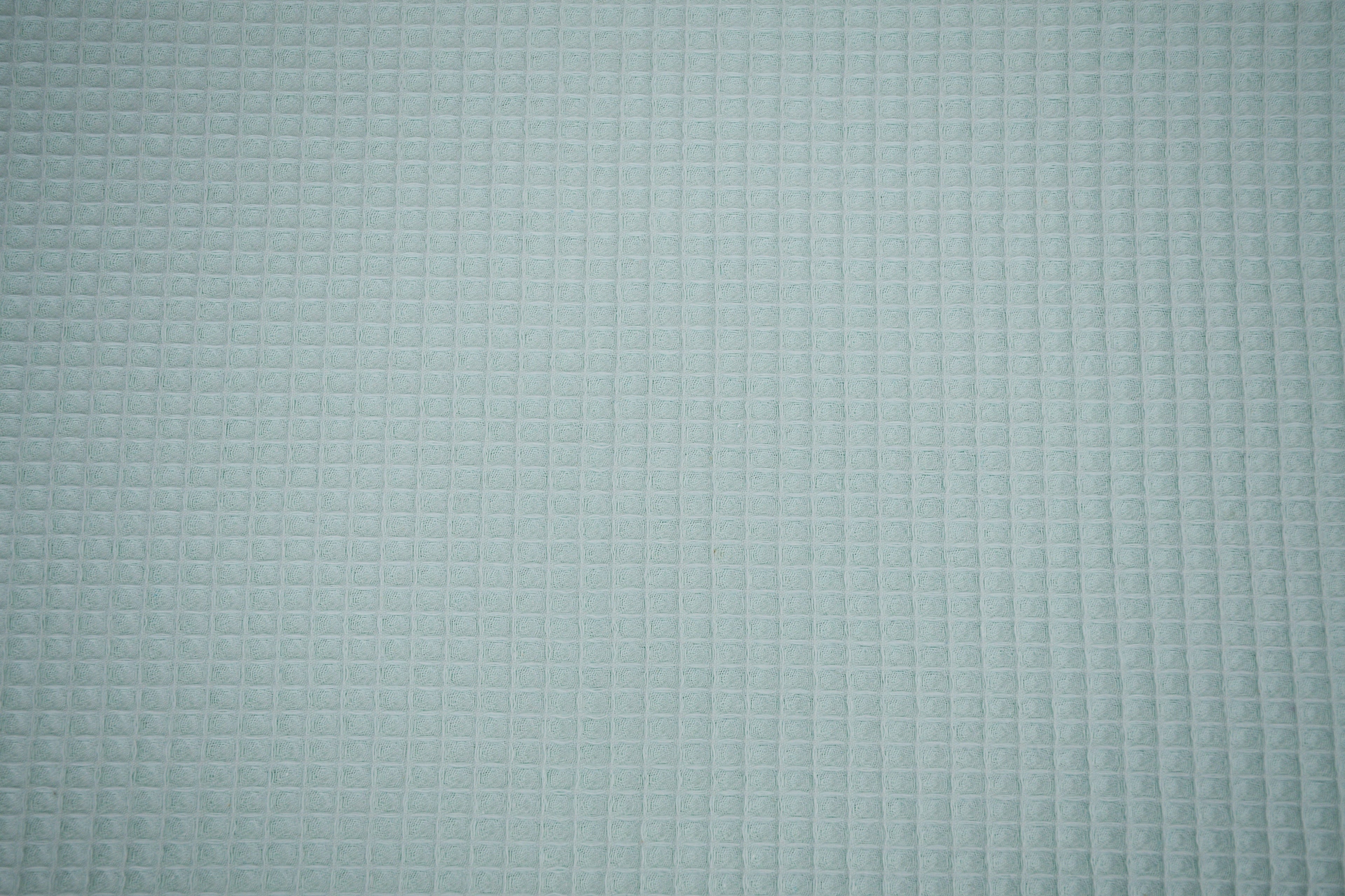 100% Cotton Waffle Fabric - Pastel Mint