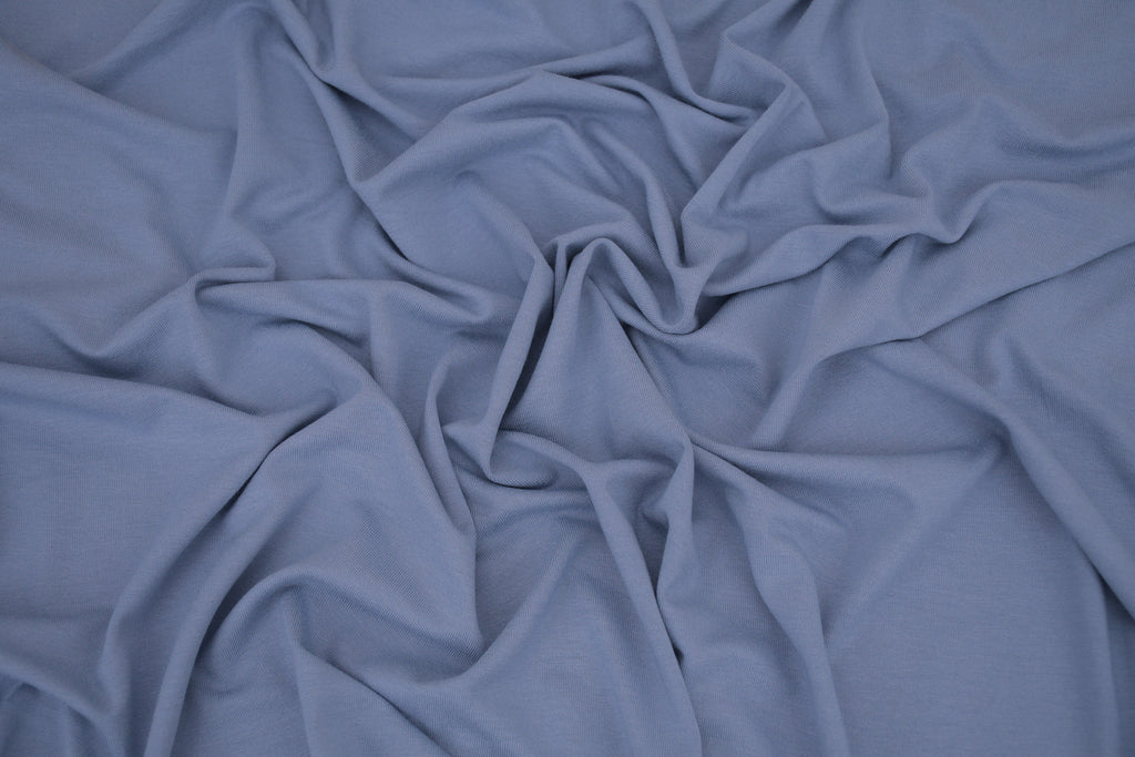 Bamboo Rayon Spandex Jersey - Slate Blue