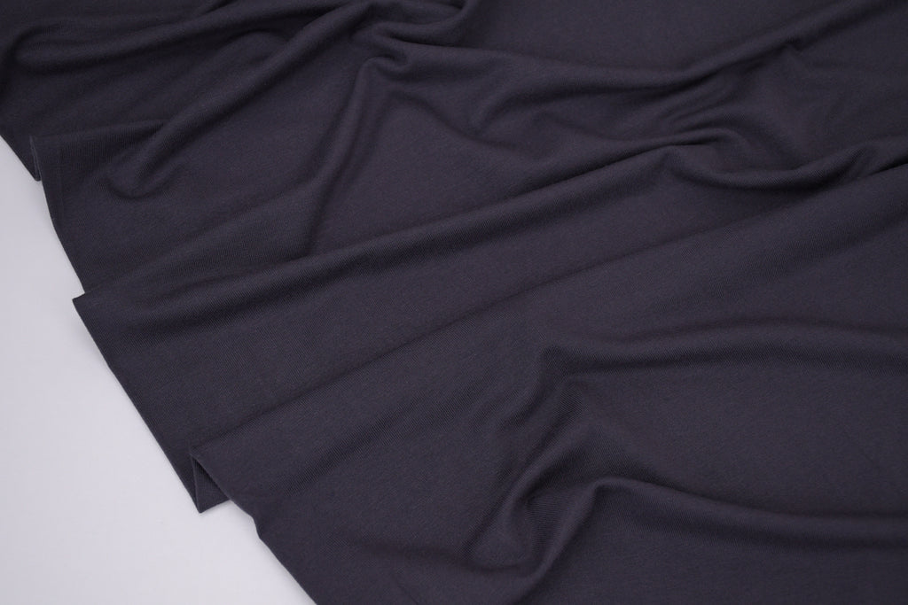 Bamboo Rayon Spandex Jersey - Charcoal