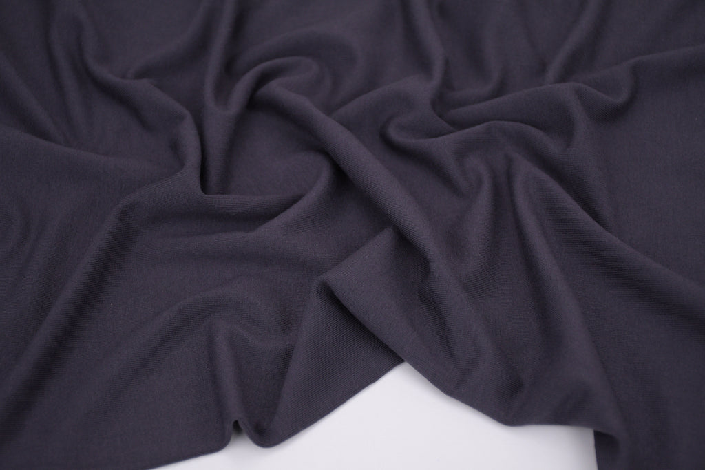 Bamboo Rayon Spandex Jersey - Charcoal