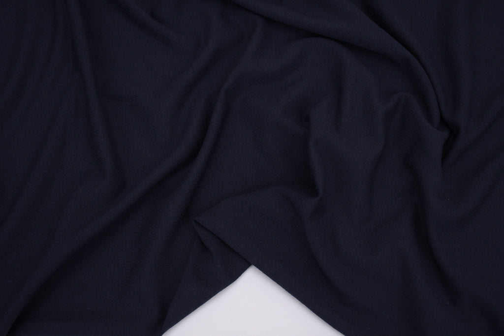 Bamboo Rayon Spandex Jersey - Navy