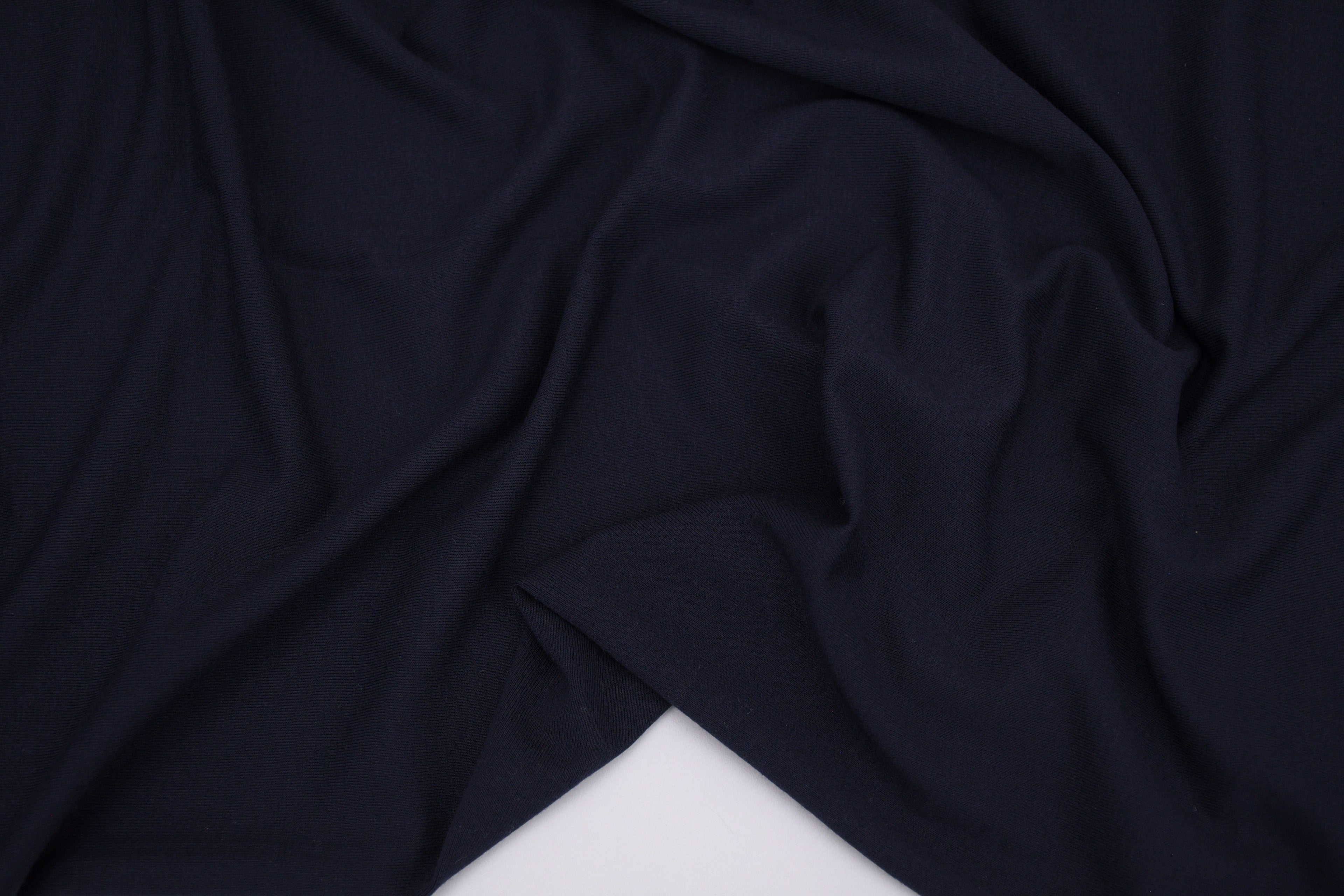 Bamboo Rayon Spandex Jersey - Navy
