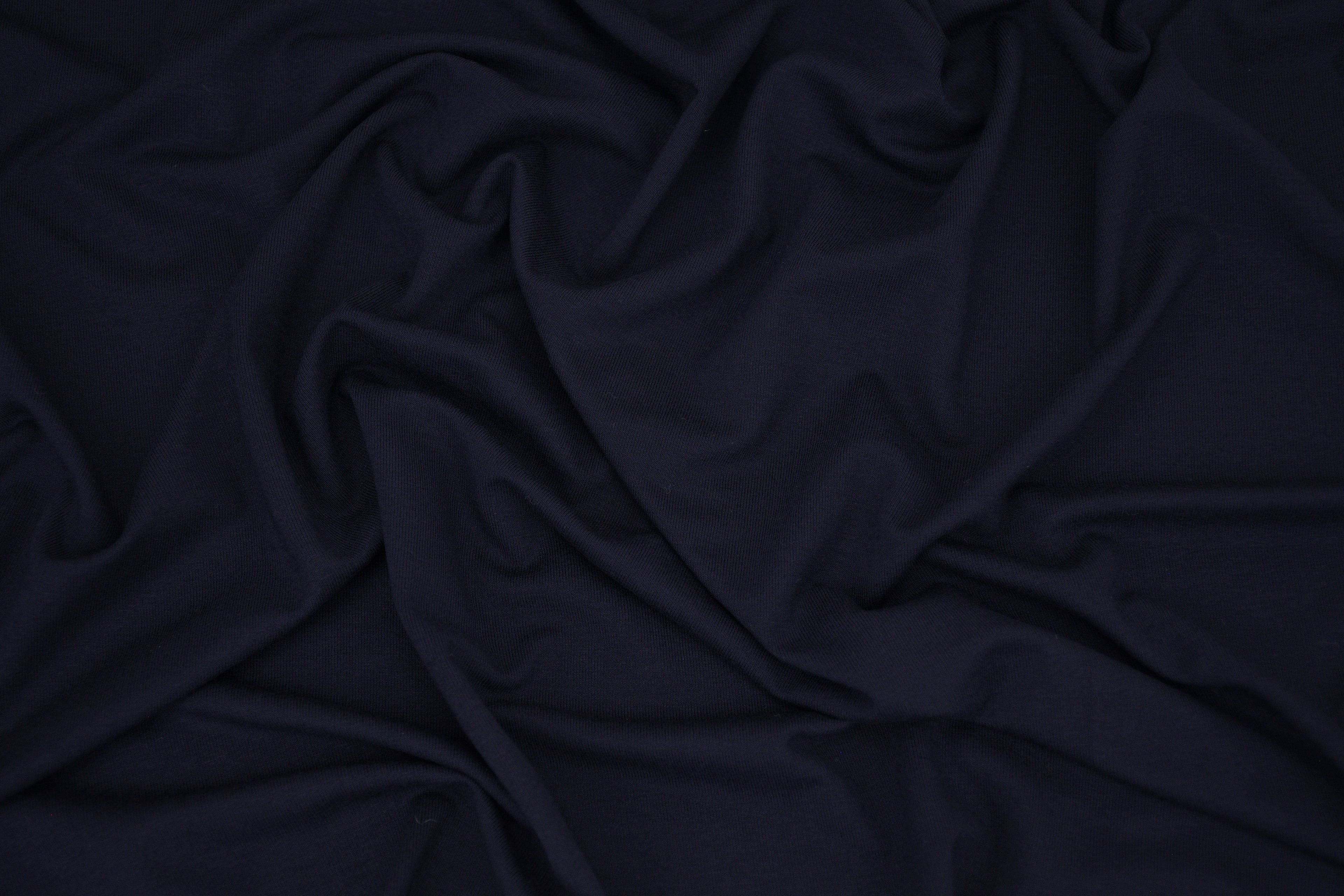 Bamboo Rayon Spandex Jersey - Jet Black