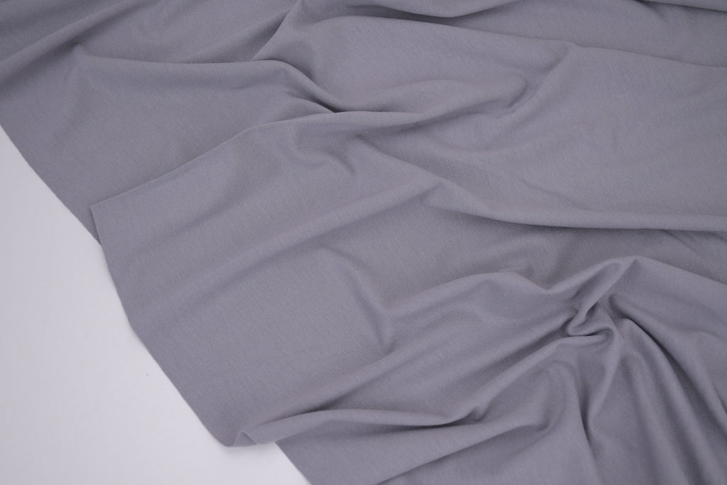 Bamboo Rayon Spandex Jersey - Grey