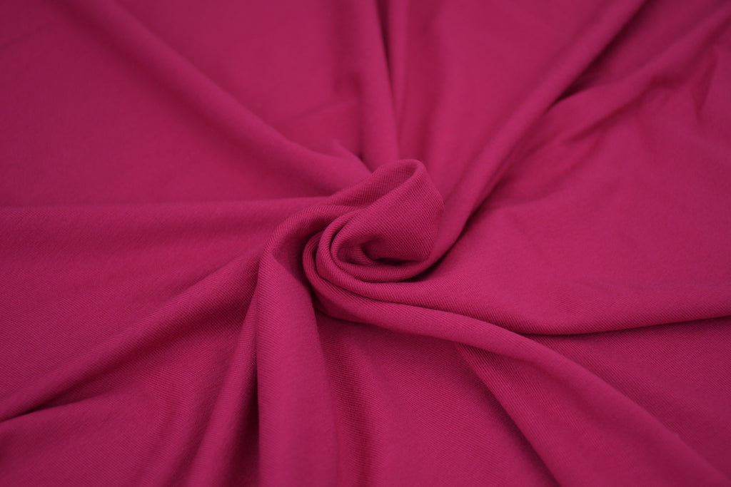 Bamboo Rayon Spandex Jersey - Electric Pink
