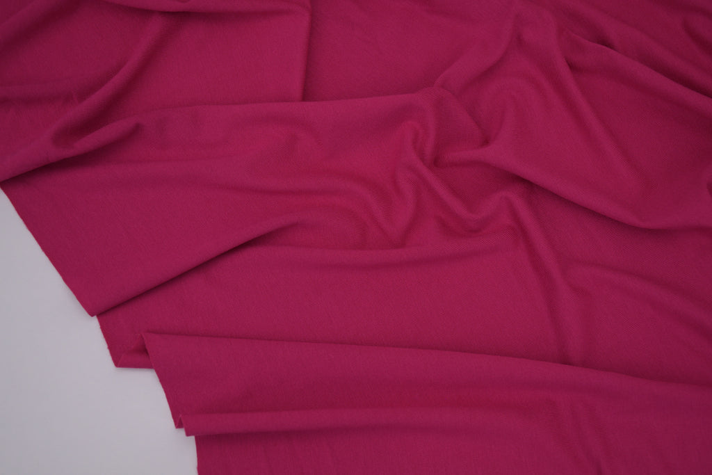Bamboo Rayon Spandex Jersey - Electric Pink