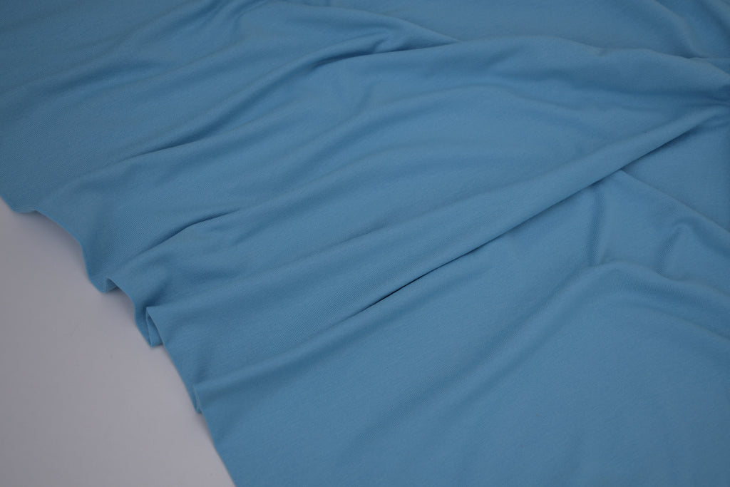Bamboo Rayon Spandex Jersey - Sky