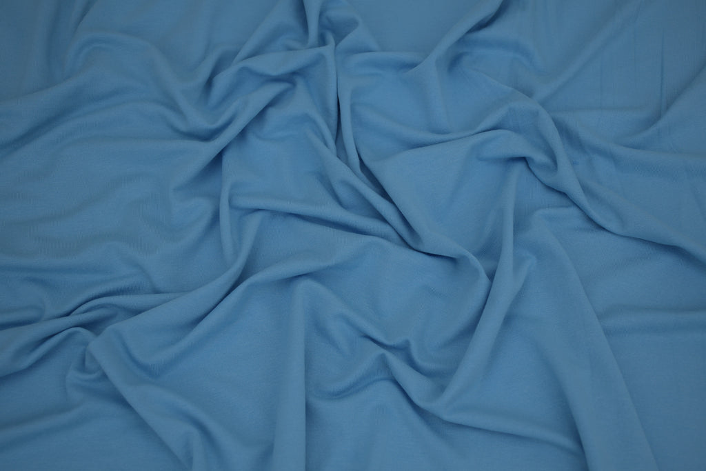 Bamboo Rayon Spandex Jersey - Sky