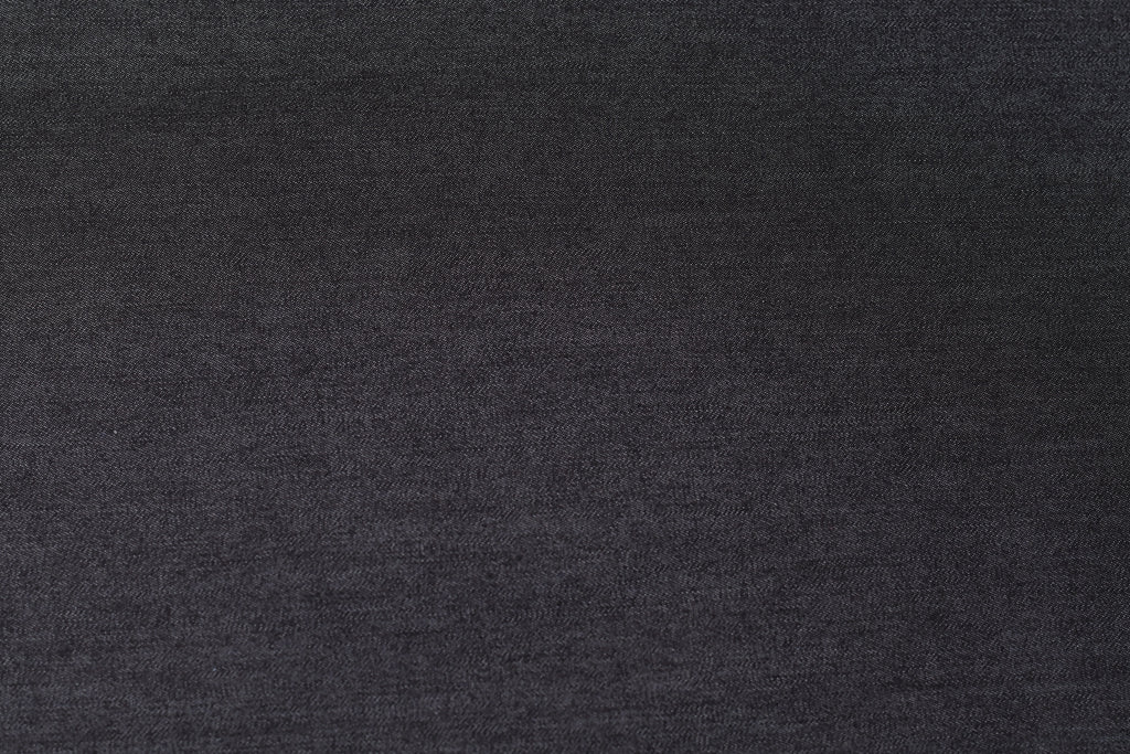 Denim chambray lavé 5 oz – Noir carbone