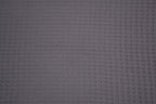 100% Cotton Waffle Fabric - Charcoal