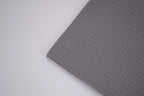 100% Cotton Waffle Fabric - Charcoal