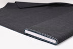 Denim chambray lavé 5 oz – Noir carbone
