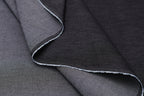 Denim chambray lavé 5 oz – Noir carbone