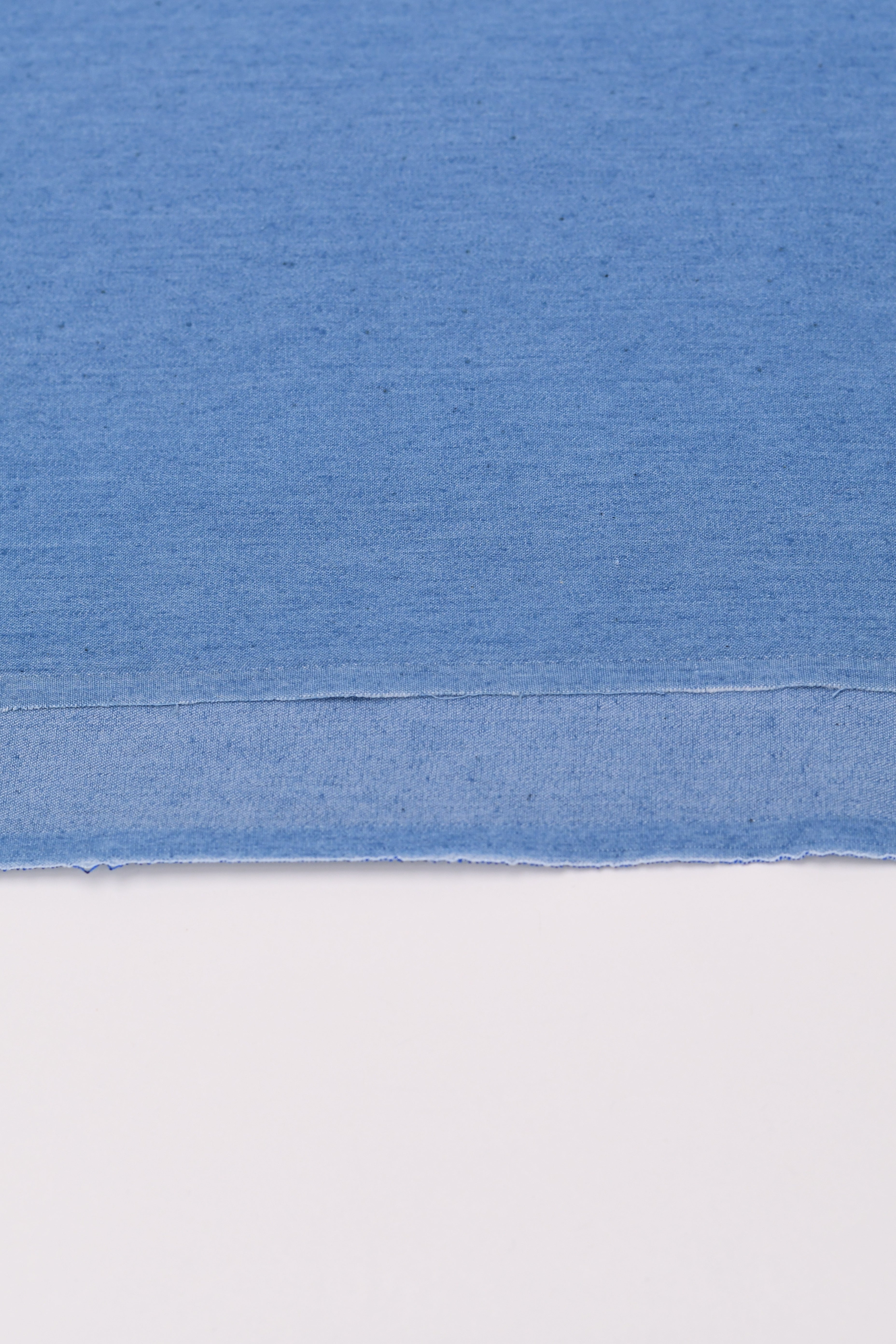 5oz Soft Cotton Spandex Chambray Denim Fabric– Light Blue