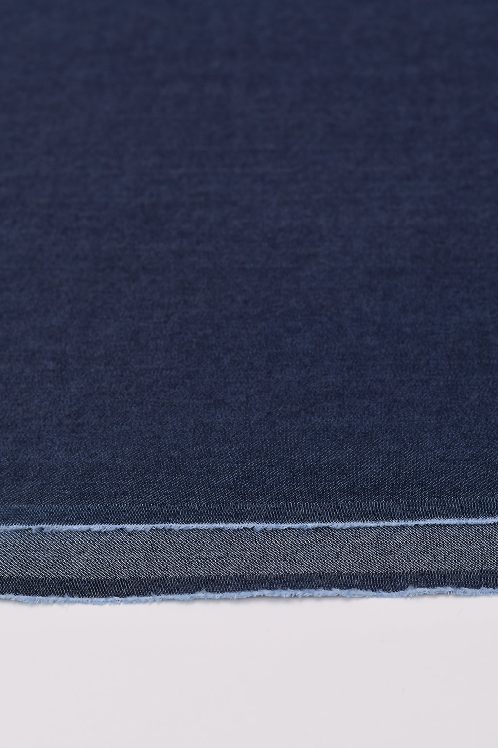 Denim chambray lavé 5 oz – Bleu encre