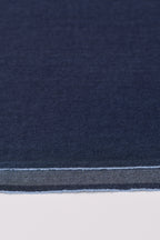 Denim chambray lavé 5 oz – Bleu encre