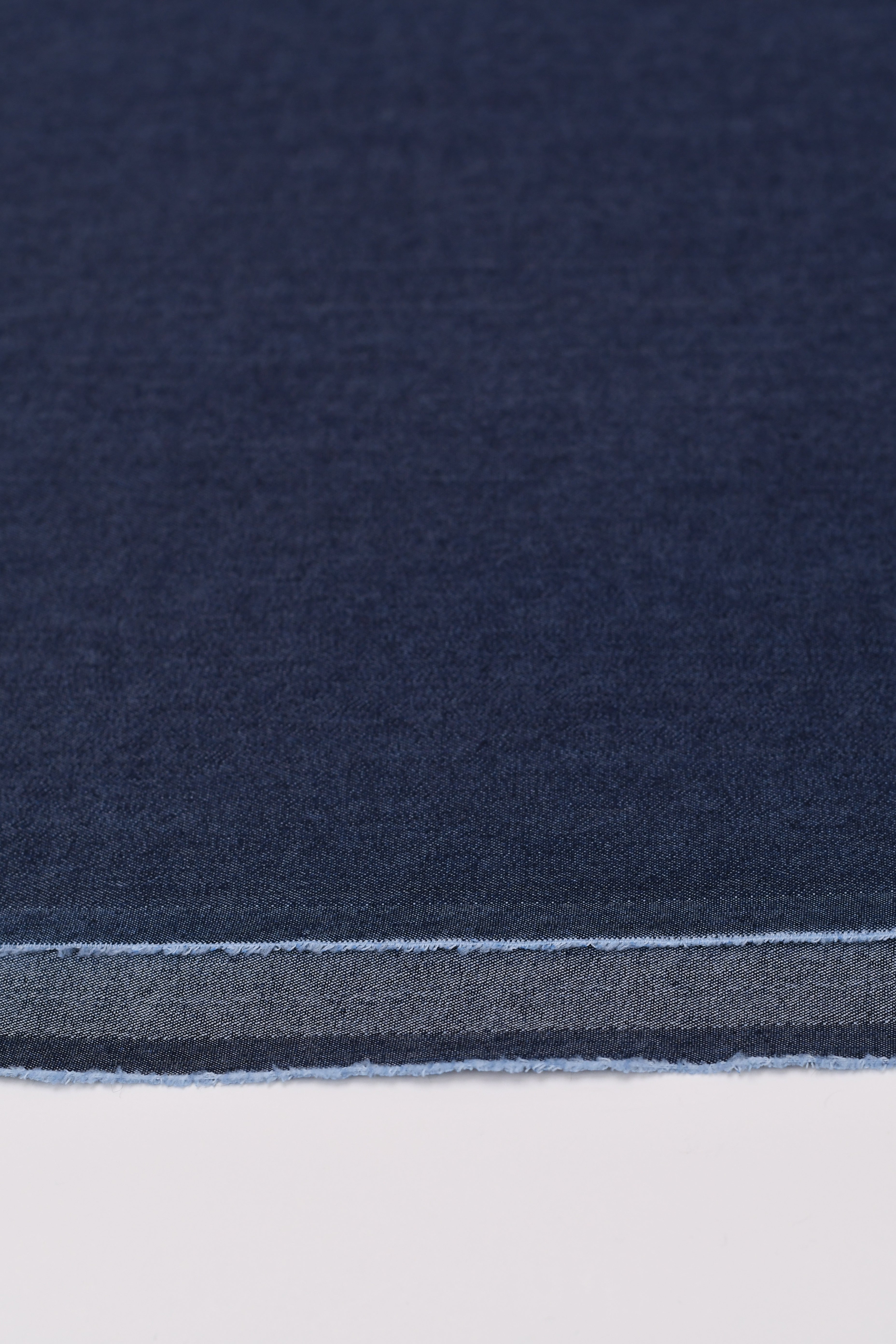 Denim chambray lavé 5 oz – Bleu encre