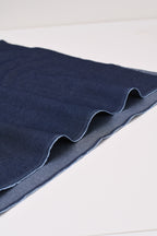 Denim chambray lavé 5 oz – Bleu encre