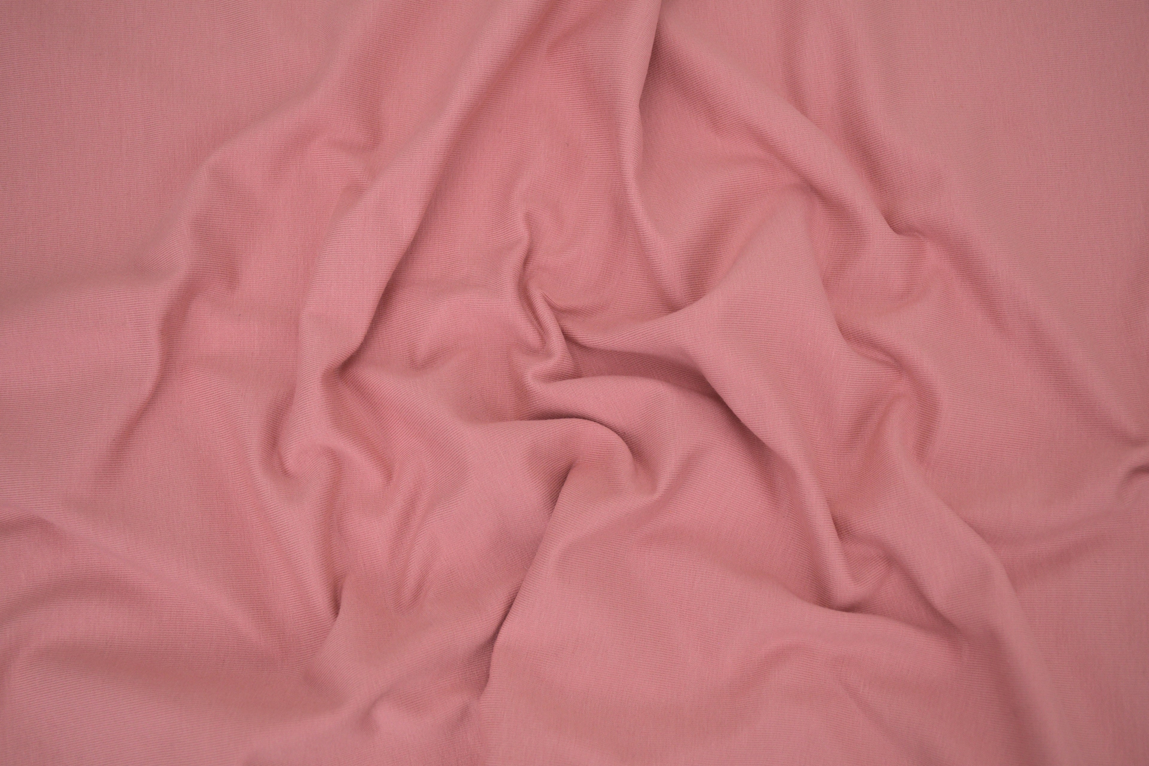 Single Jersey Knit Cotton Spandex Fabric - Blush Pink