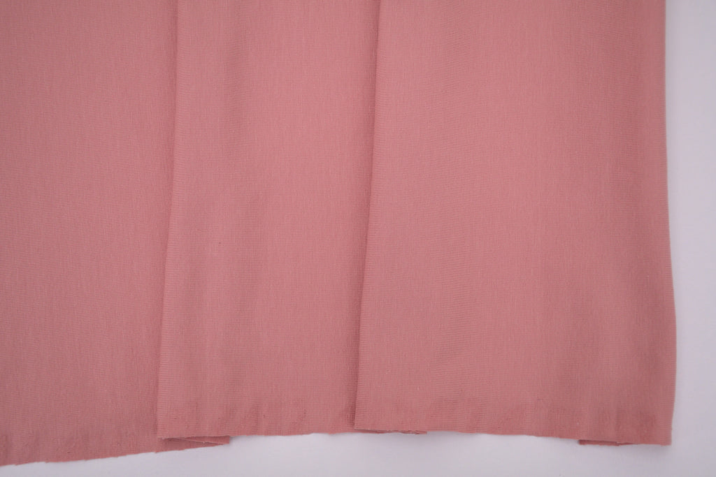 Single Jersey Knit Cotton Spandex Fabric - Blush Pink