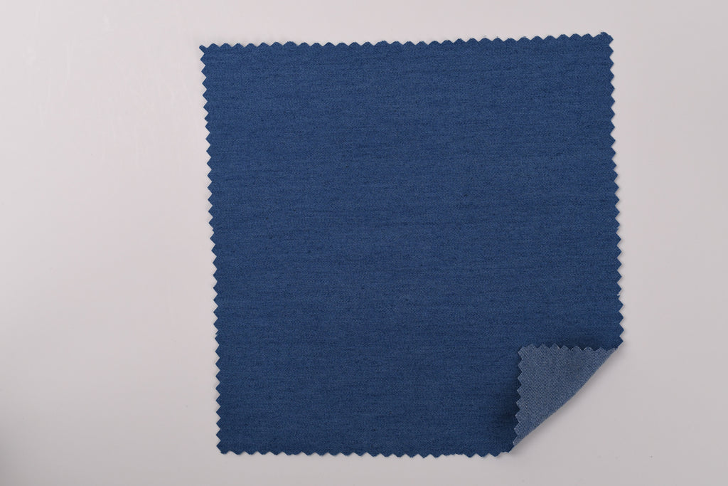 5oz Soft Cotton Spandex Chambray Denim Fabric– Stone Blue