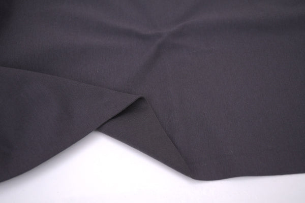 Single Jersey Knit Cotton Spandex Fabric - Charcoal
