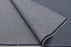 Denim rayé hickory 8 oz – Bleu acier