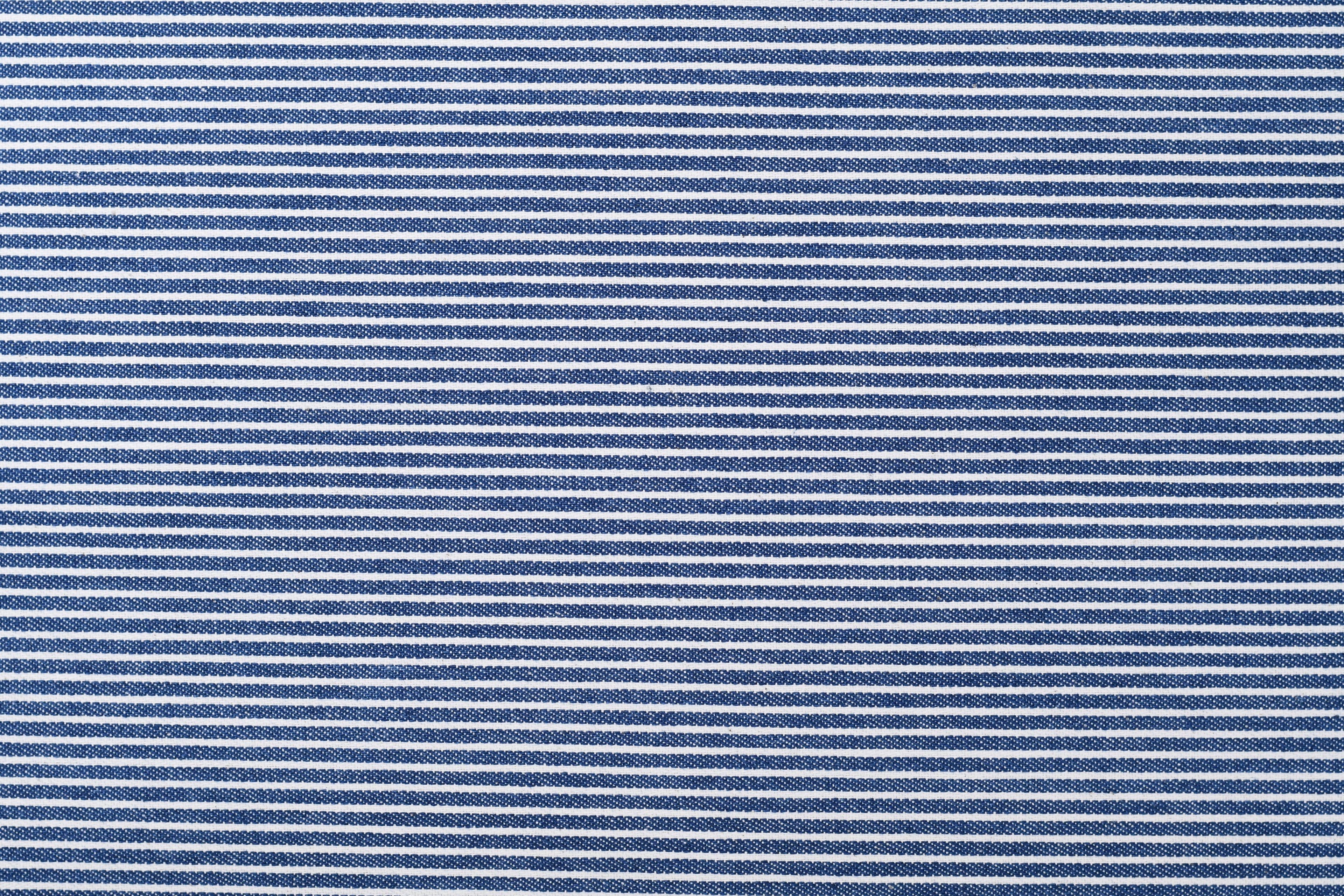 8oz Hickory Stripe Denim – Sailor Blue