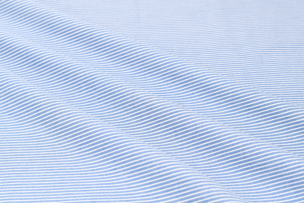 Denim rayé hickory 8 oz – Bleu ciel