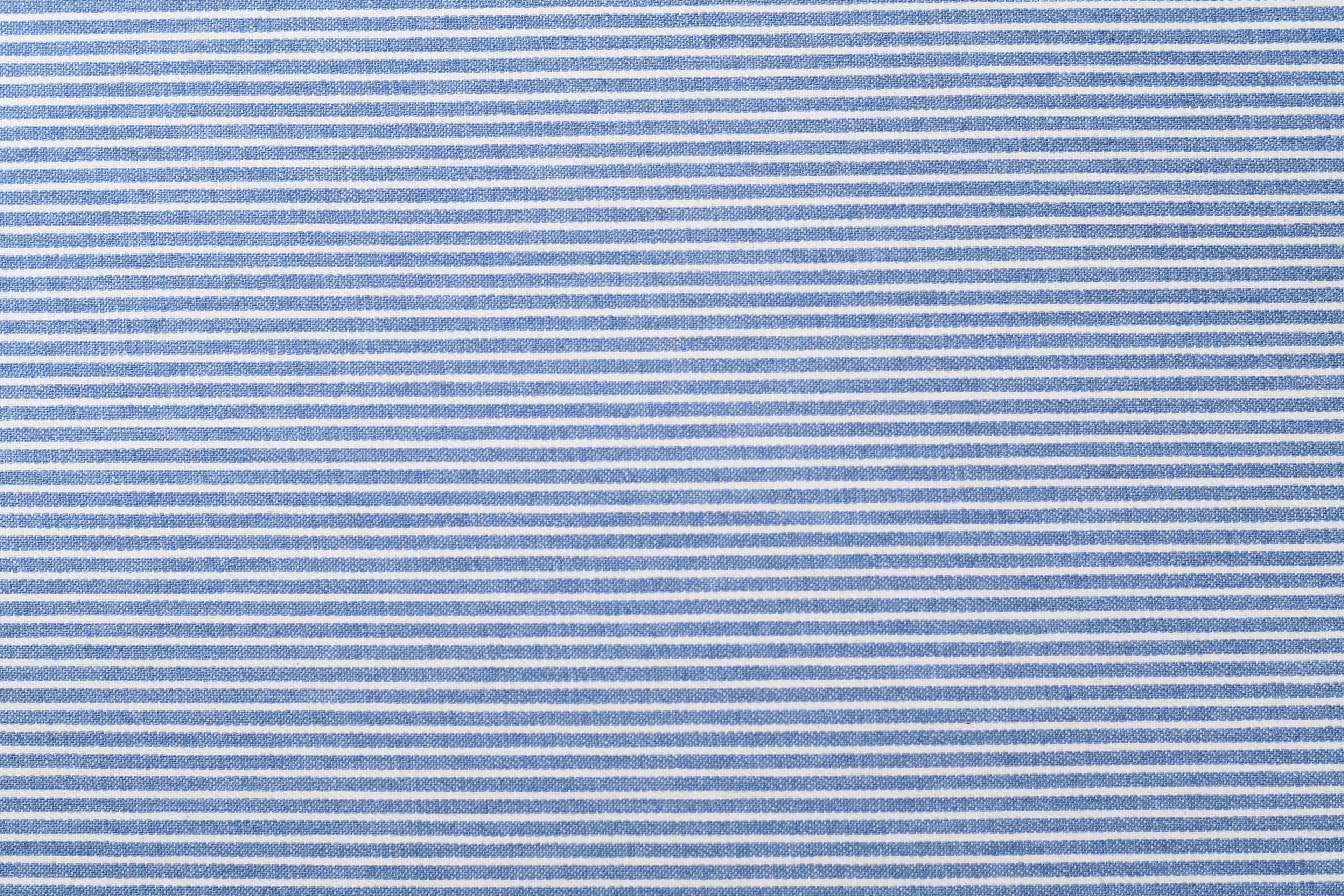 8oz Hickory Stripe Denim – Sky Blue