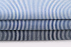 Denim rayé hickory 8 oz – Bleu acier