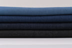 Denim délavé en coton non extensible 8 oz – Indigo foncé