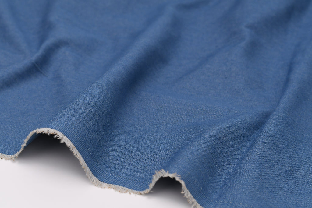 8oz 100% Cotton Denim – Light Wash Blue
