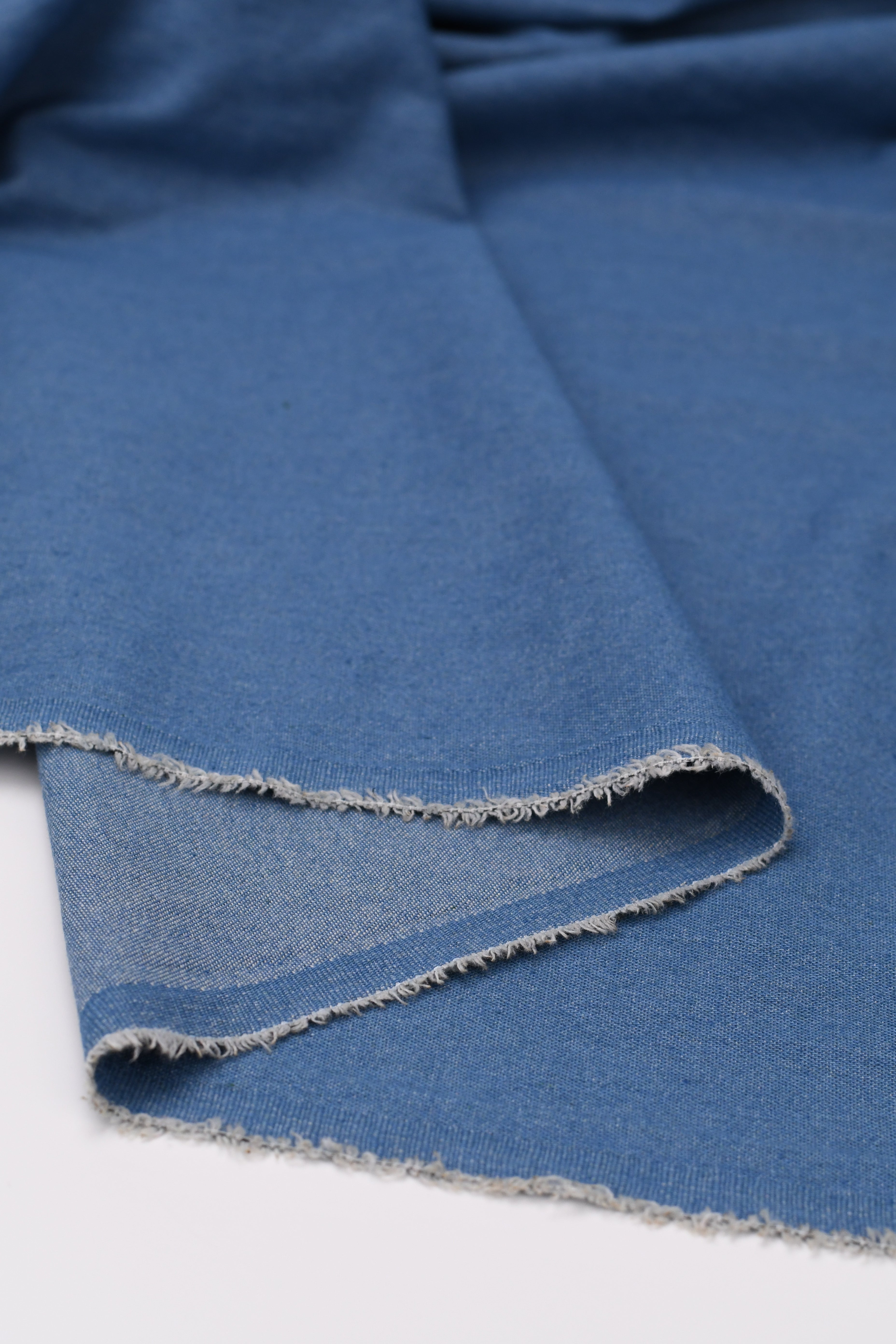 8oz 100% Cotton Denim – Light Wash Blue