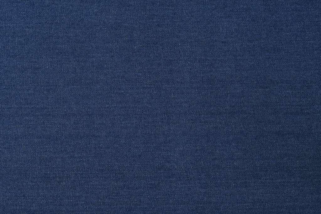 Denim délavé en coton non extensible 8 oz – Noir indigo