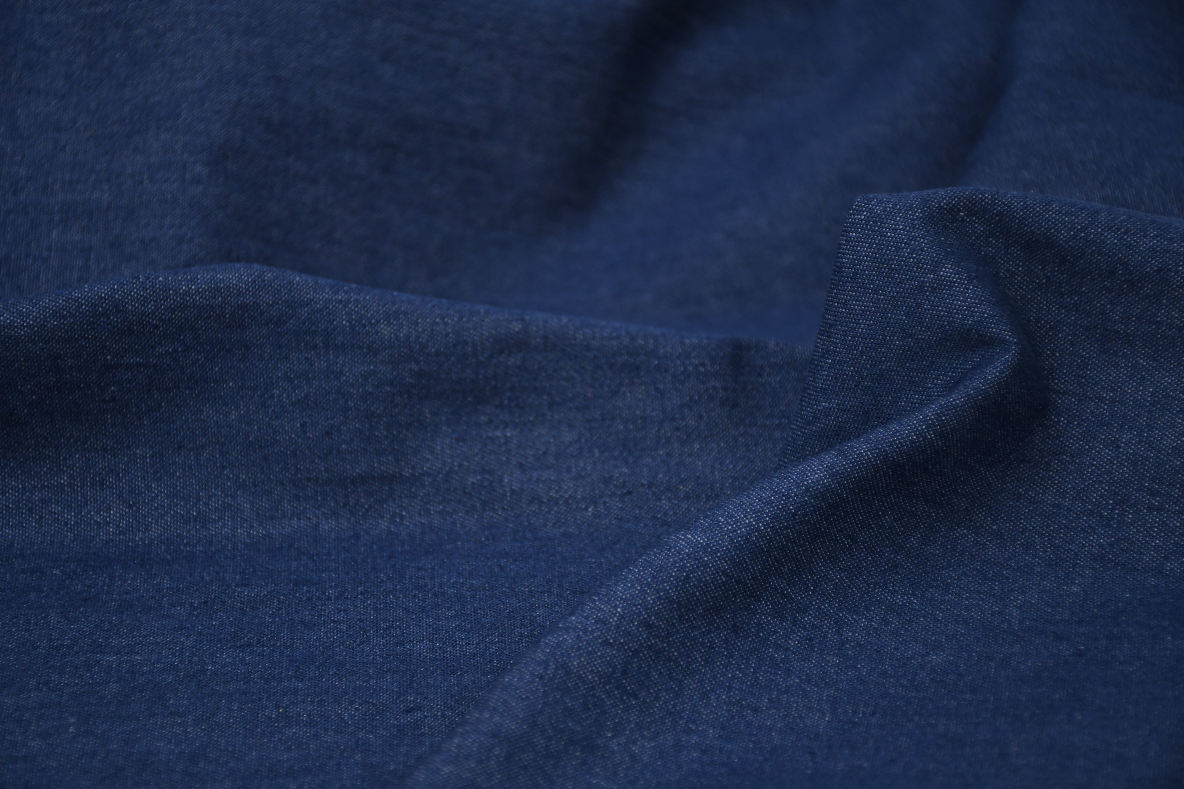 8oz 100% Cotton Denim – Classic Wash Blue