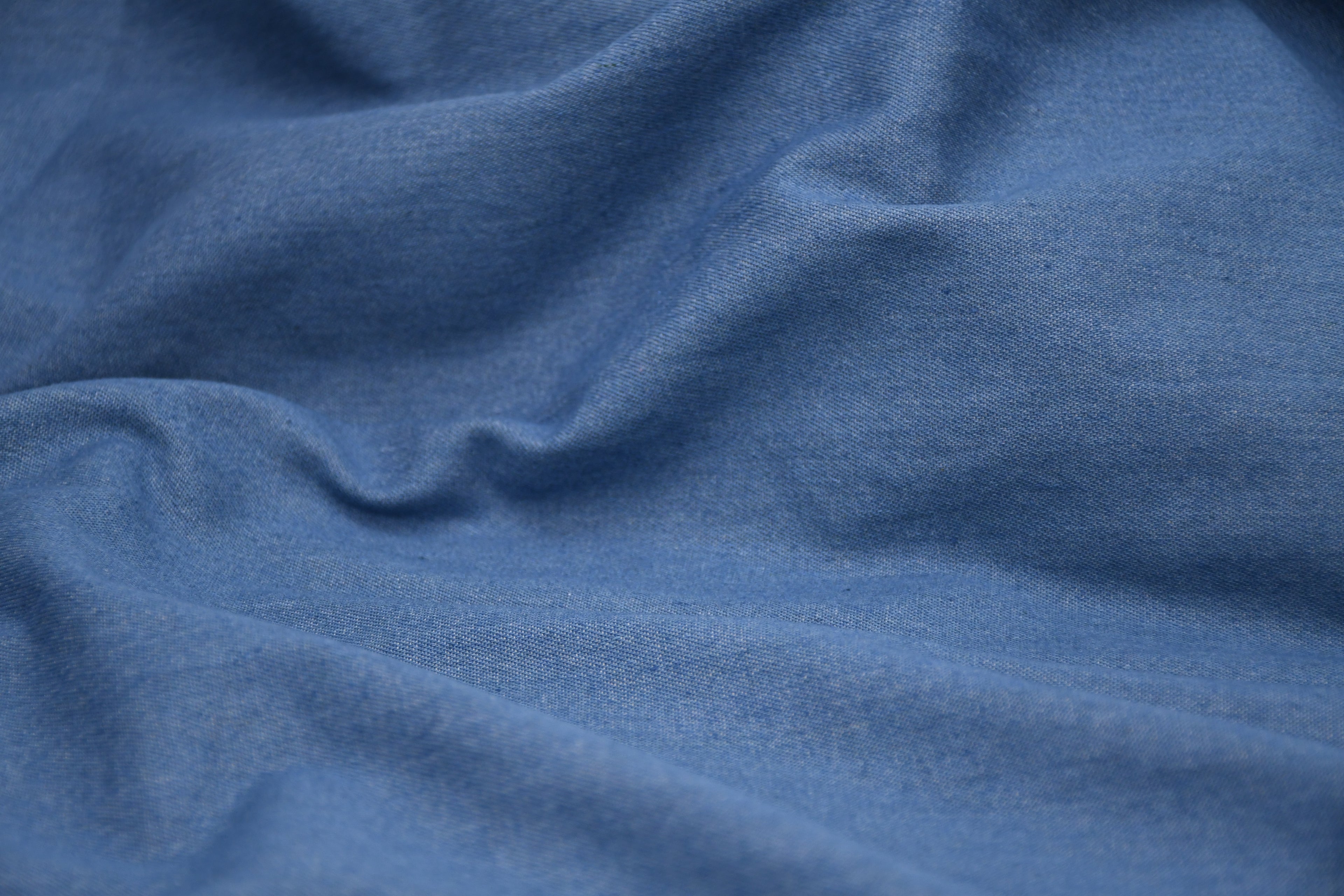 8oz 100% Cotton Denim – Light Wash Blue