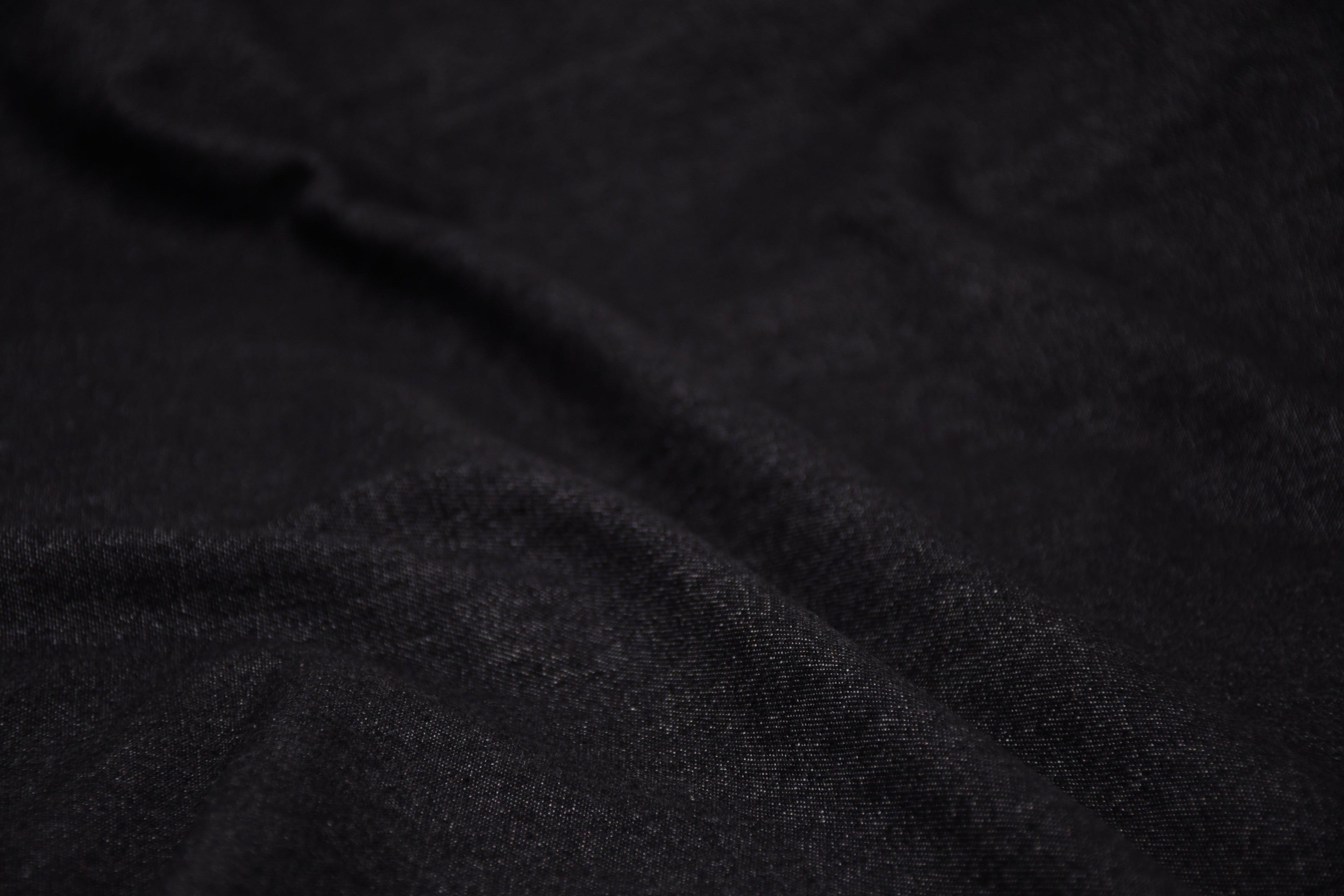 8oz 100% Cotton Denim – Black Wash
