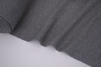 Yarn-Dyed Tubular Stripe Cuff Jersey Fabric - Black