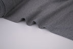 Yarn-Dyed Tubular Stripe Cuff Jersey Fabric - Black