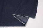 Denim délavé en coton non extensible 8 oz – Indigo foncé