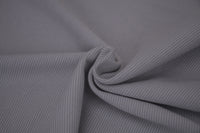 Yarn-Dyed Tubular Stripe Cuff Jersey Fabric - Grey