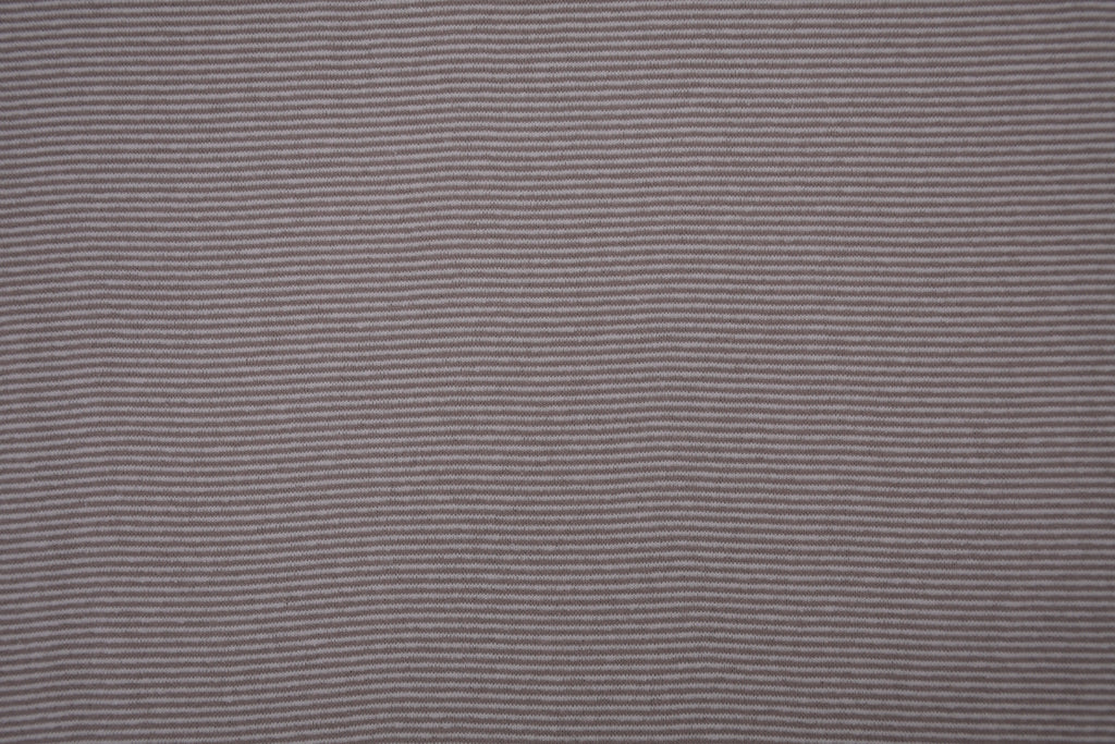 Yarn-Dyed Tubular Stripe Cuff Jersey Fabric - Desert Sand
